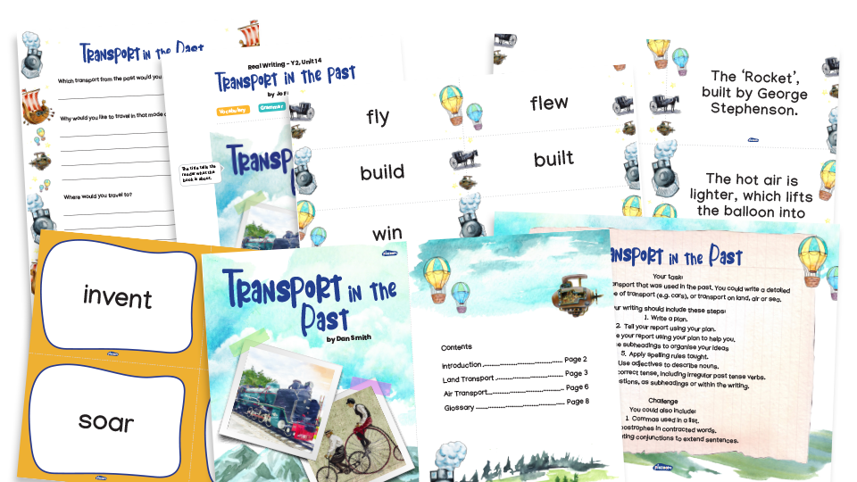image of Year 2 Model Text Resource Pack 13: Transport in the Past (Report; History)