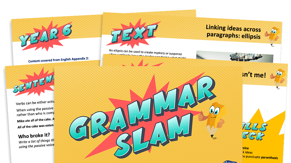 image of Year 6 Grammar Slam - Set B: Daily Grammar Revision and Practice Activities
