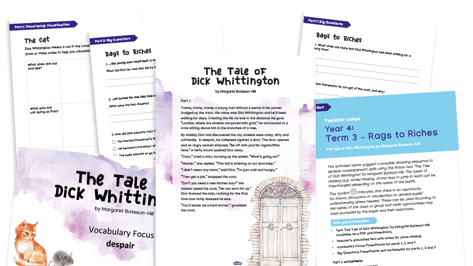 image of Year 4 Reading Comprehension (summer): The Tale of Dick Whittington