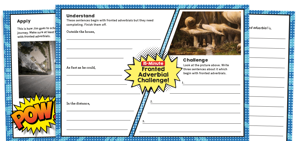 Fronted adverbial examples