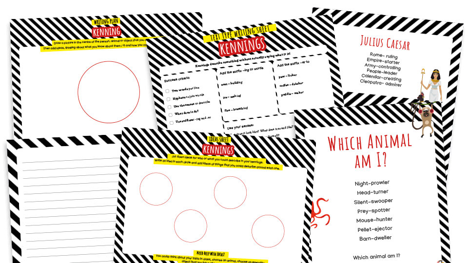 Kenning Poem – KS2 Writing Planners and Model Texts