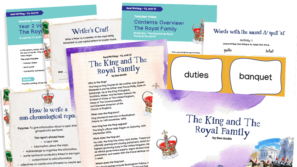Non-chronological report about the King and the Royal Family