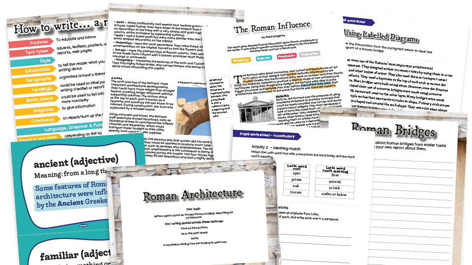 Report about ancient Roman architecture
