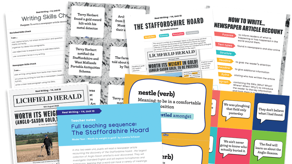 Year 4 Model Newspaper Report Resource Pack