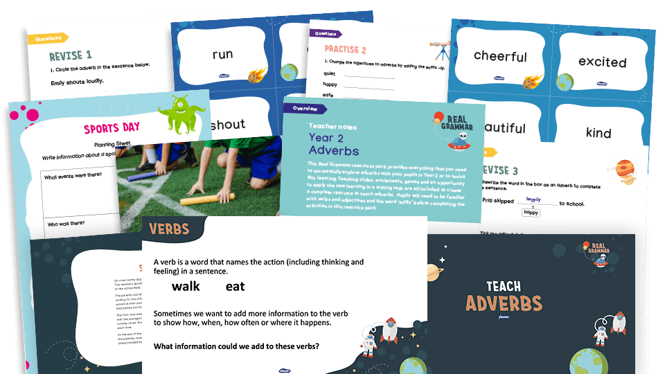 image of 2.7b Year 2: W - use of the suffix -er, -est in adjectives and the use of -ly in Standard English to turn adjectives into adverbs (suffix -ly)