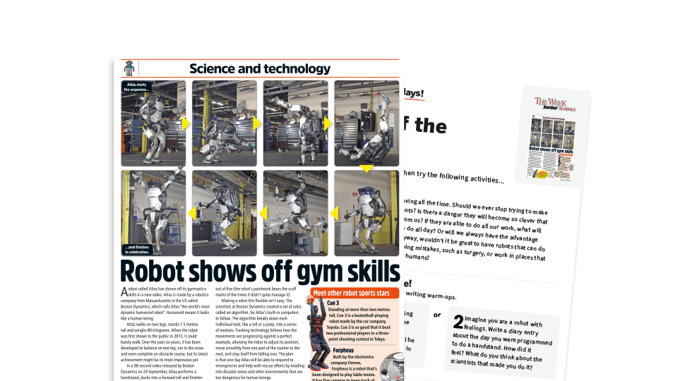 image of Topical Tuesdays: Rise of the Robots – KS2 News Story and Reading and Writing Activity Sheet from The Week Junior