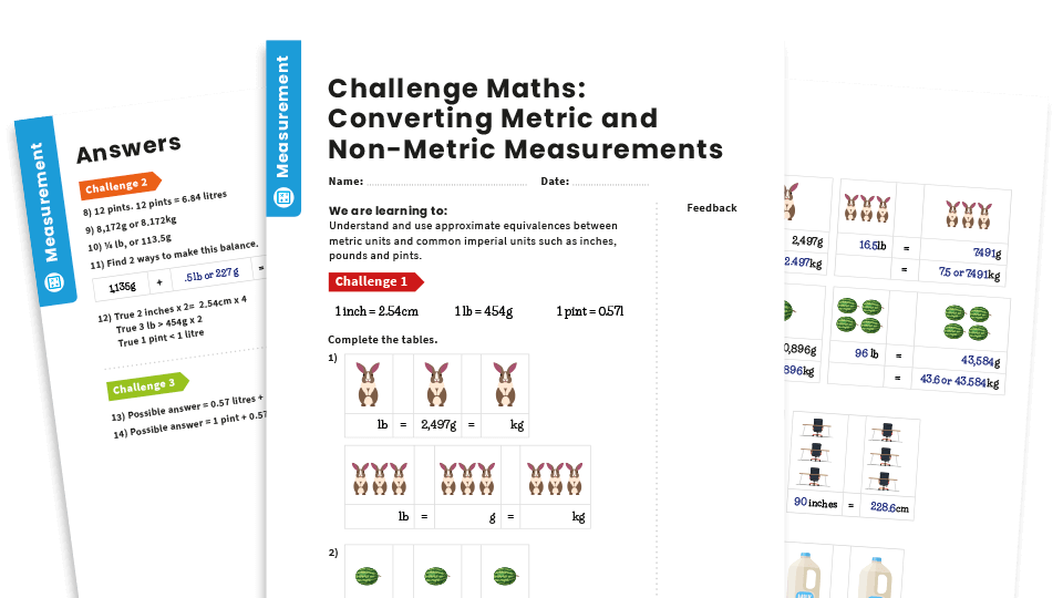 image of Converting Metric Measurements: Y5 – Measurement – Maths Challenge