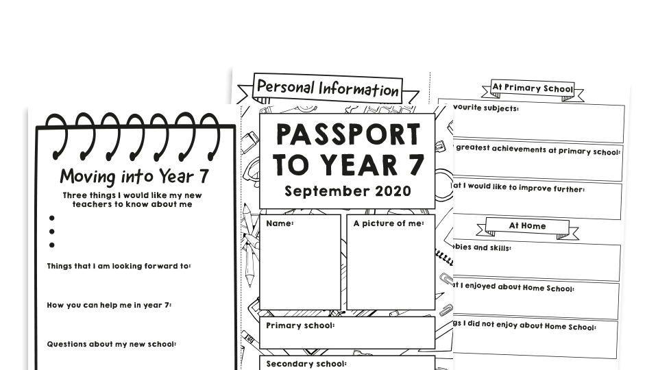 image of Back to School – Year 6 to Year 7 Transition Passport