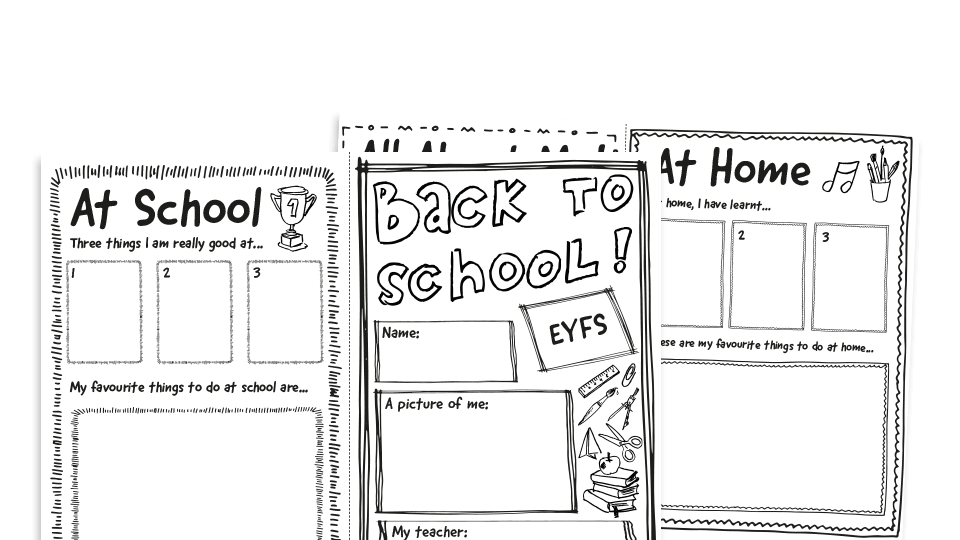 image of EYFS Back to School – ‘All about me’ Passport for Reception