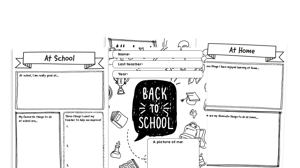 image of Year 3-6 Back to School – KS2 ‘All about me’ Transition Passport