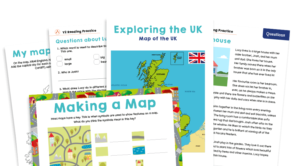 image of KS1 Home Learning Pack: Where I Live