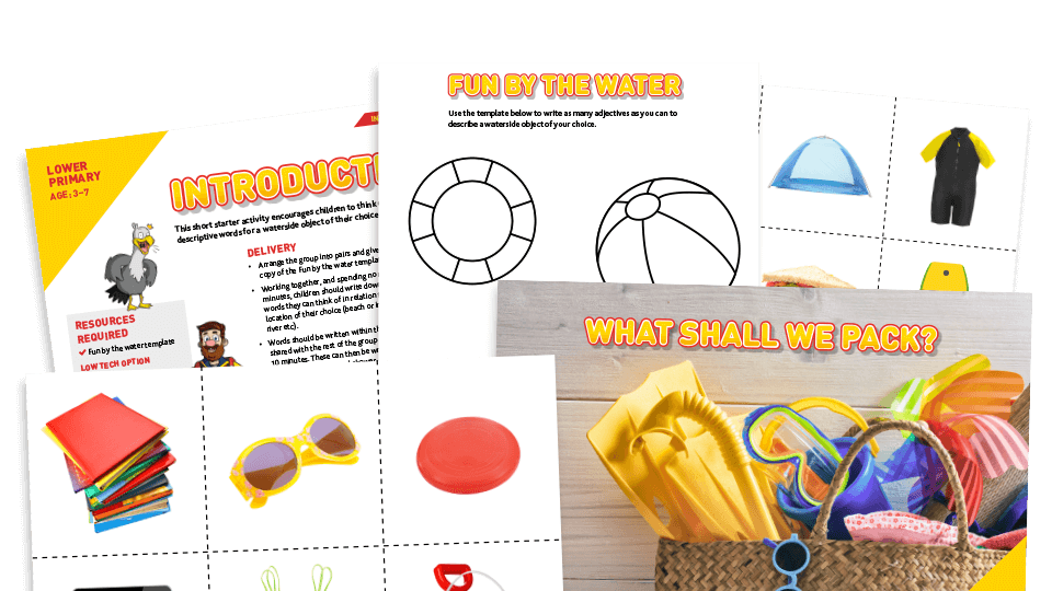 image of RNLI KS1 Water Safety Resources Pack – Stay Safe and Have Fun by the Water