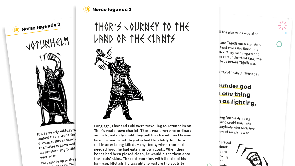 image of KS2 Myths and Legends Model Texts – Norse Tales Pack 2