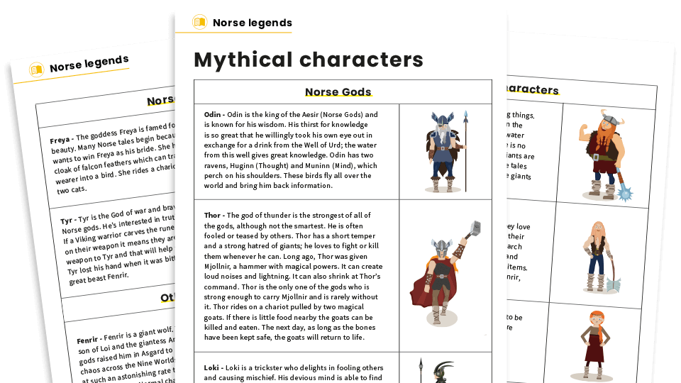 image of KS2 Writing Toolkit – Norse Myths and Legends
