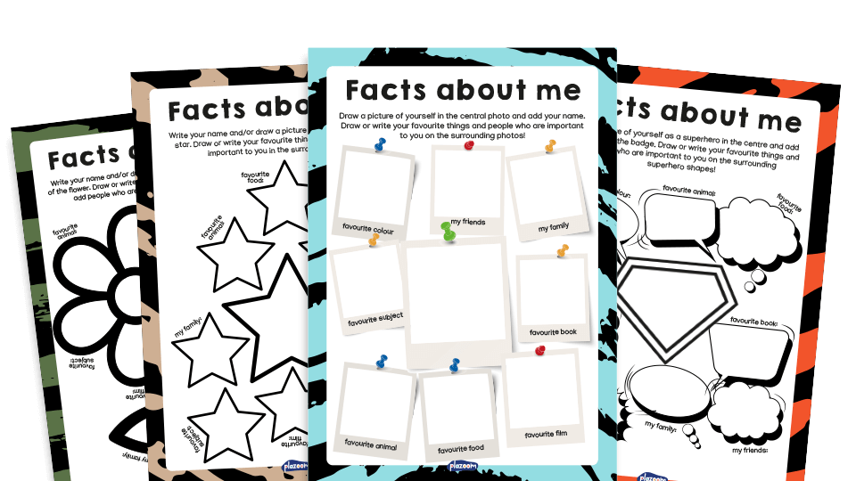 image of KS1/2 Back to school – ‘All about me’ Activities Worksheets