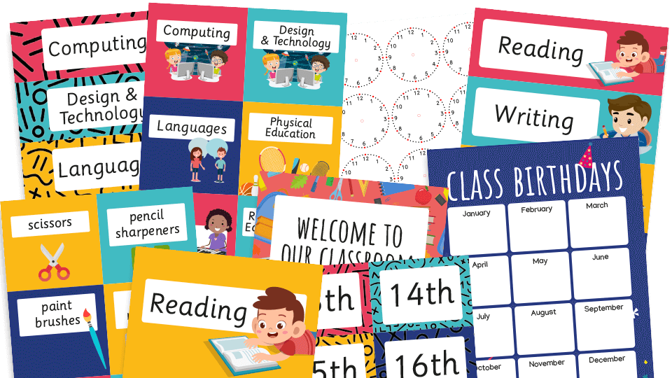 image of KS1 and KS2 Back to School – Classroom Displays Kit