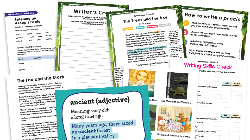 image of Year 6 Model Text Resource Pack 6: ‘The Trees and the Axe’ (Narrative; History - Ancient Greece)