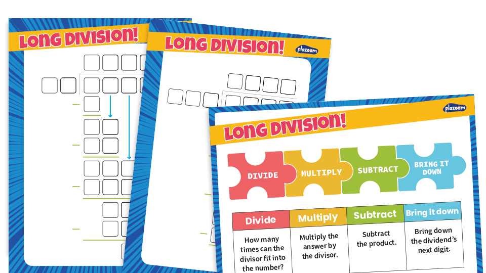 image of Teach Long Division - PowerPoint and Poster Pack