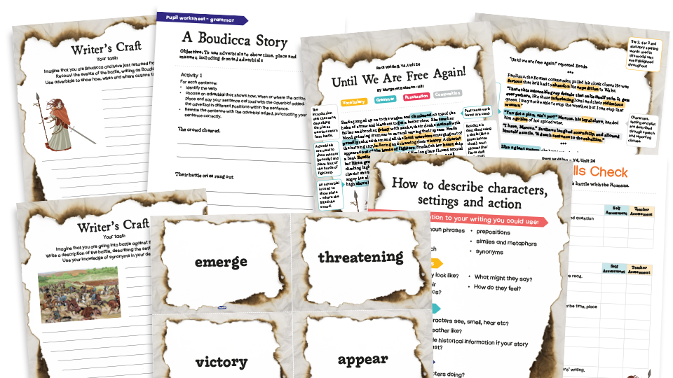 image of Year 4 Model Text Resource Pack 24: ‘Until we are free again’ (Narrative; History - the Roman Empire)