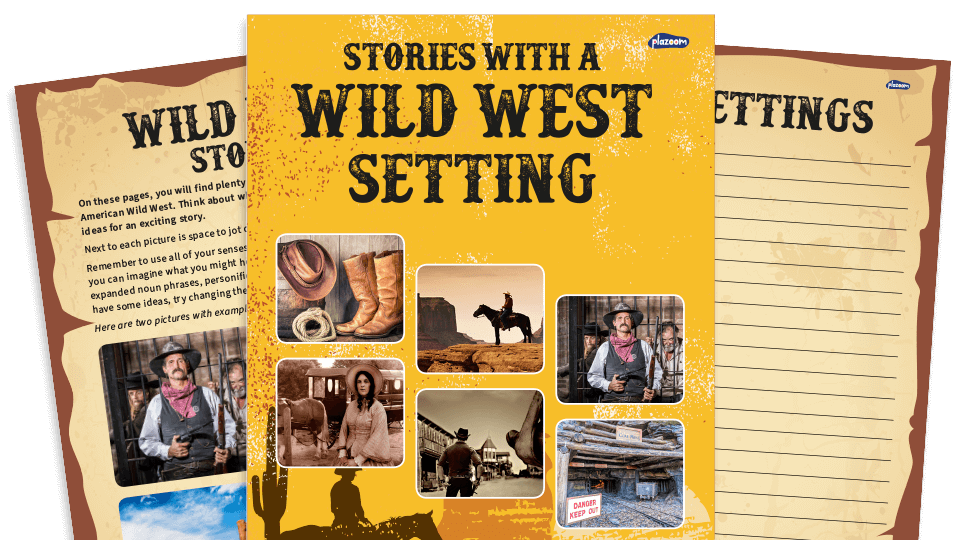 image of KS2 Writing and Story Planning – Wild West Image Prompts and Inspiration Pack