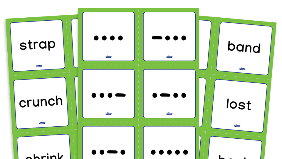 image of Phase 4 Phonics – Year 1 Spelling Games: Dots and Dashes