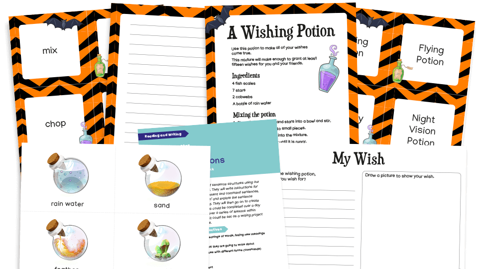 image of Year 2 Instruction Writing (Imperative Verbs) – KS1 Text Type Magical Potions Writing Resource Pack