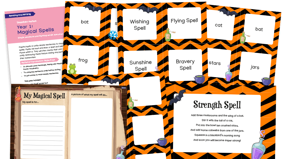 image of Year 1 Instruction Writing – KS1 Text Type Magical Spells Writing Resource Pack