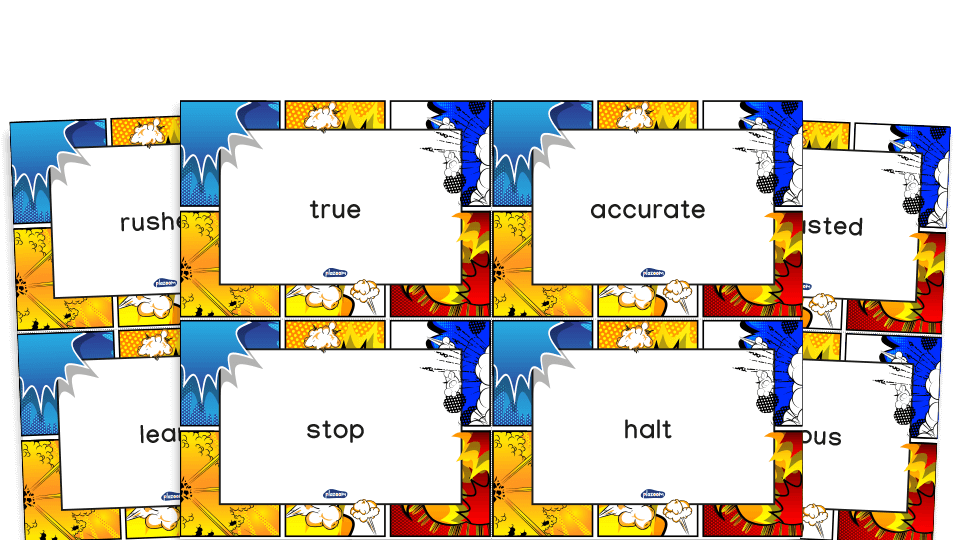 image of Year 6 Synonyms – KS2 ‘Make a Match’ Grammar Game