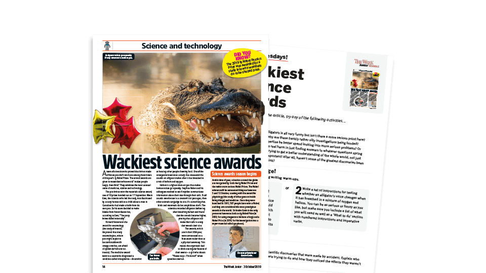 image of Topical Tuesdays: Squeaky Alligators – KS2 News Story and Reading and Writing Activity Sheet from The Week Junior