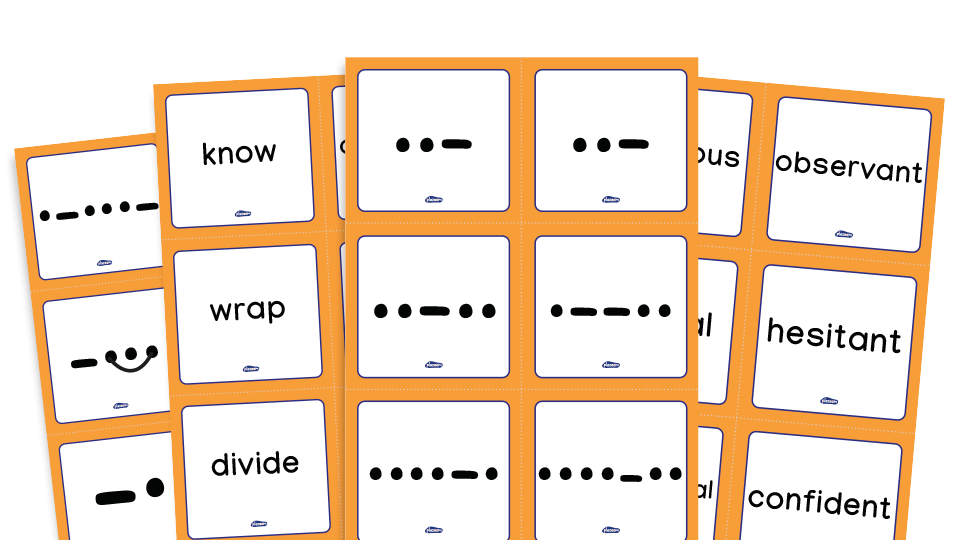 image of Year 5/6 Phonics – Dots and Dashes Spelling Games