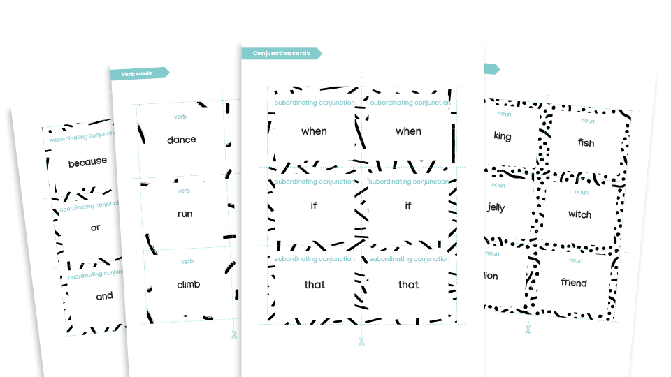 image of Year 2 Conjunctions Sentence Builder Game – KS1 Grammar Games