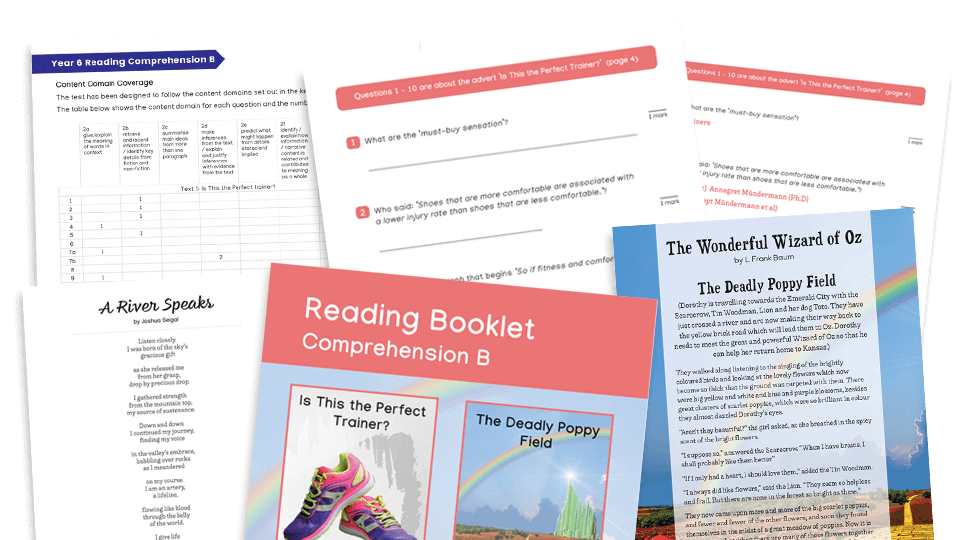 image of KS2 SATs Reading Assessment Practice Pack – Set B