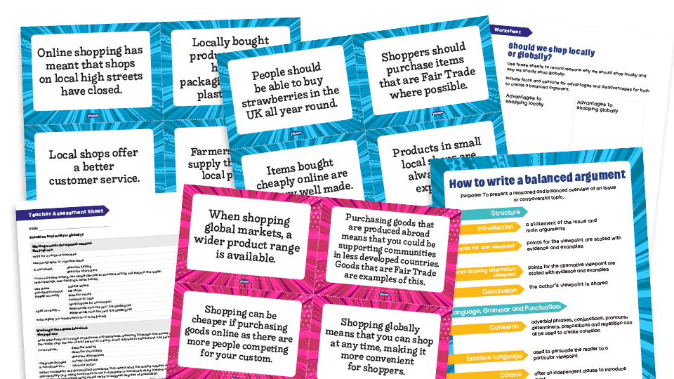 image of Balanced Argument KS2 – Year 6 SATs Writing Evidence