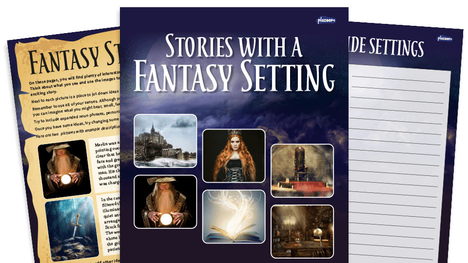 image of KS2 Writing and Story Planning – Fantasy Settings Image Prompts and Inspiration Pack