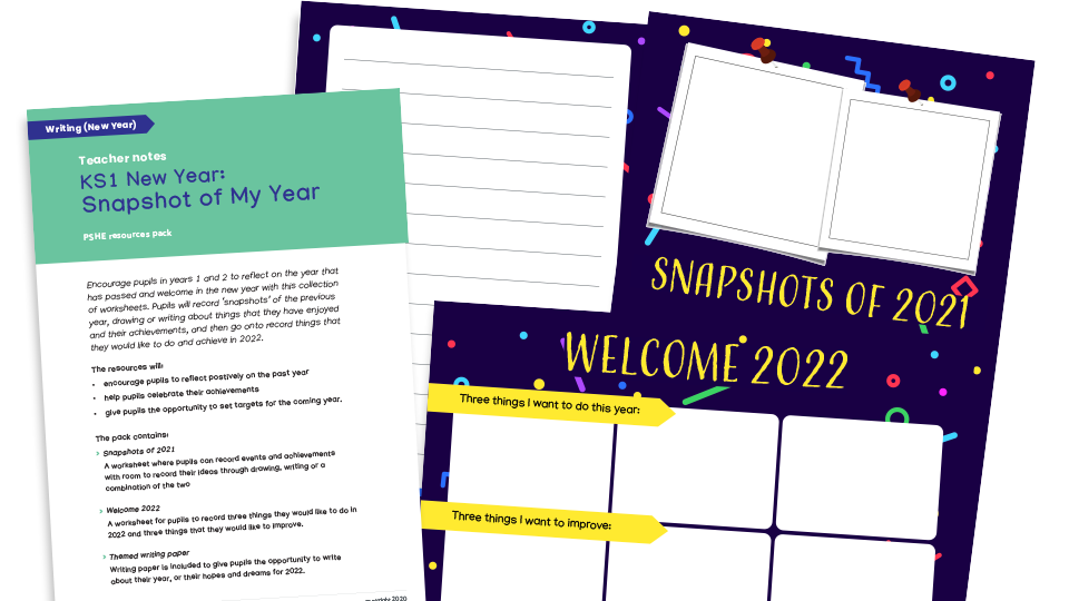 image of KS1 New Year Oracy and Writing Pack
