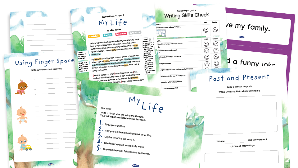 image of Year 1 Model Text Resource Pack 5: My Life (Recount; History - events within living memory)
