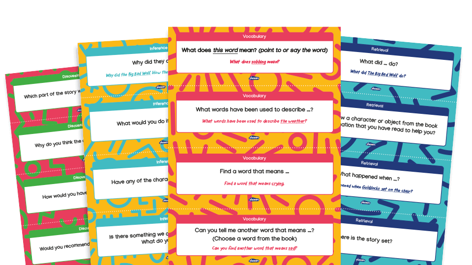 image of KS1 Fiction Reading Comprehension Question Cards
