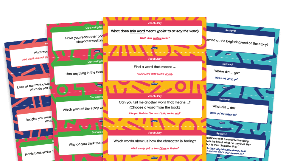 image of KS2 Fiction Reading Comprehension Question Cards