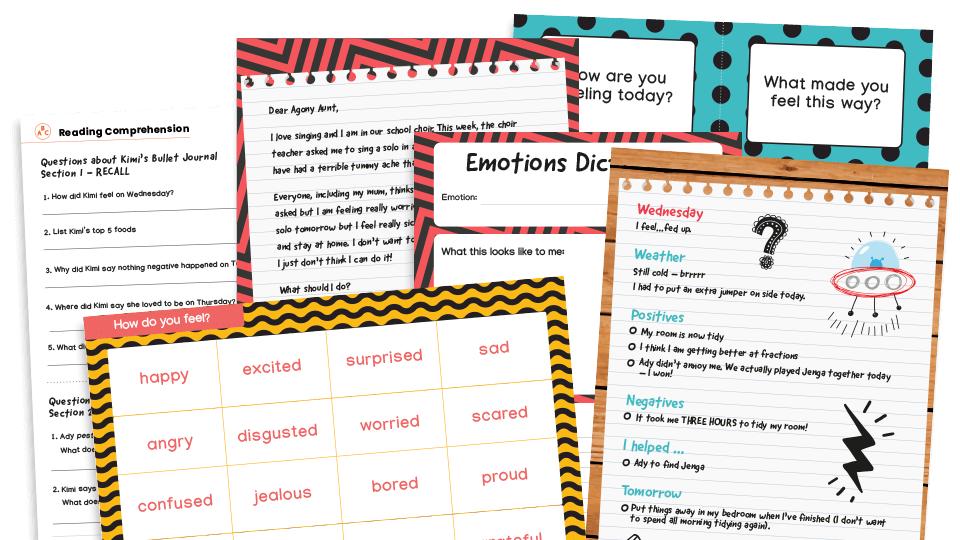 image of Year 3-6 Feelings and Emotions – KS2 Children’s Mental Health Week Home Learning Pack