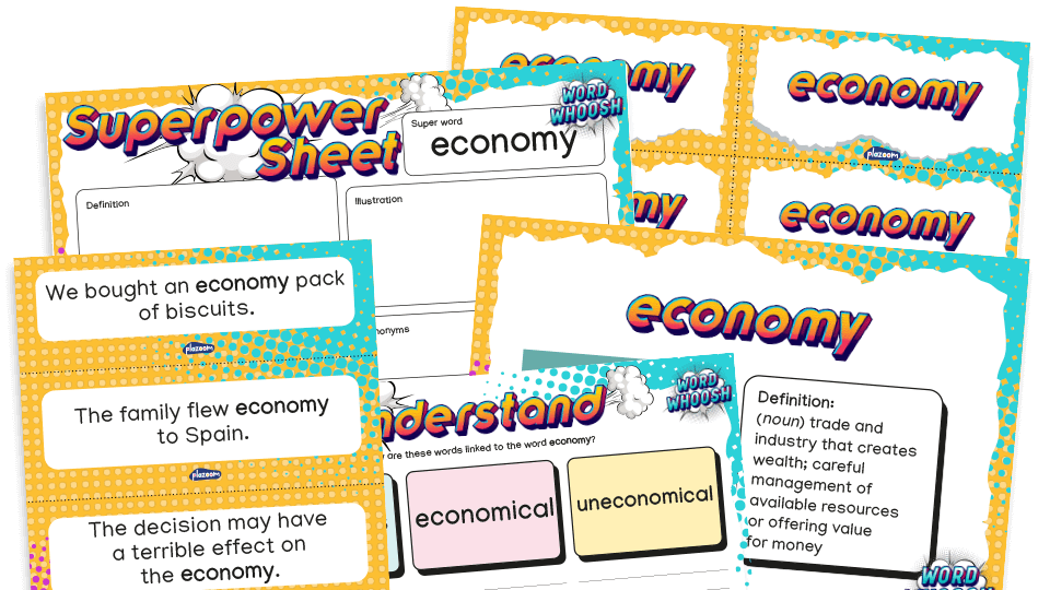 image of Word Whoosh - Tier 2 Vocabulary Pack: Year 6 - Autumn 1