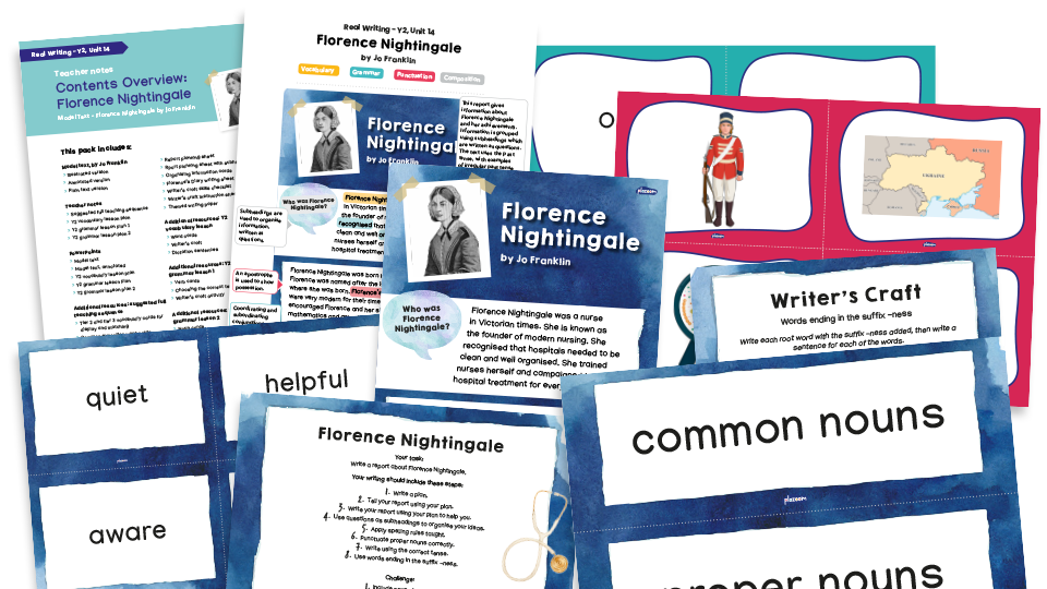 Year 2 Model Text Resource Pack 14: Florence Nightingale (Recount; History)