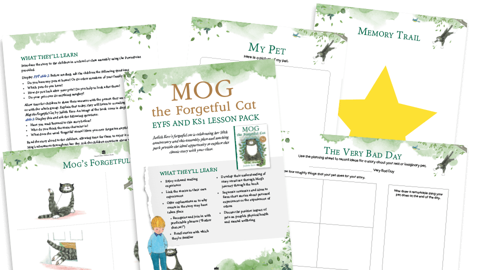 image of Mog The Forgetful Cat EYFS and KS1 Lesson and Assembly Pack