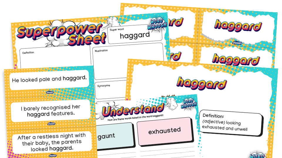 image of Word Whoosh - Tier 2 Vocabulary Pack: Year 6 - Summer 2