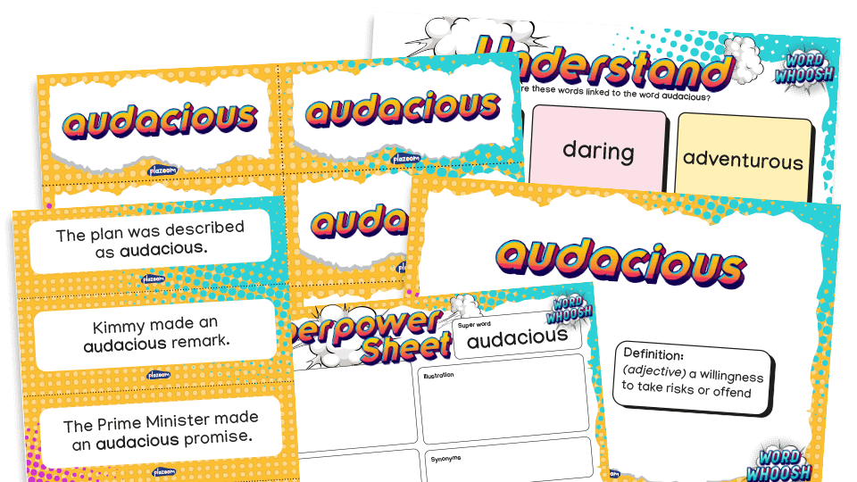 image of Word Whoosh - Tier 2 Vocabulary Pack: Year 6 greater depth - Autumn 1