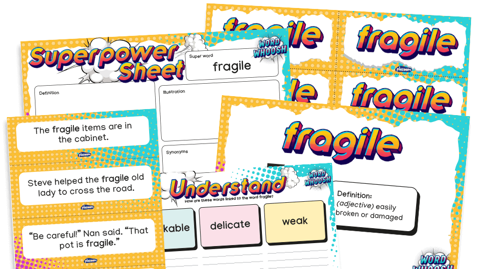 image of Word Whoosh - Tier 2 Vocabulary Pack: Year 4 - Spring 1