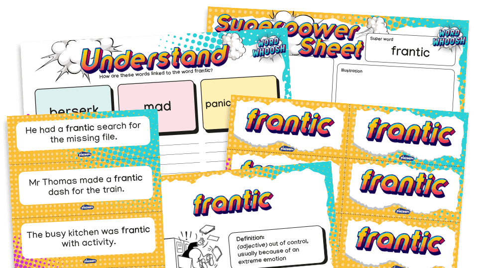 image of Word Whoosh - Tier 2 Vocabulary Pack: Year 4 - Summer 1