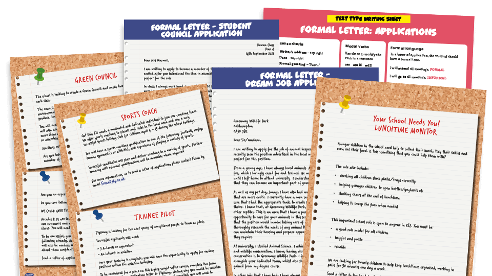 image of Formal Letter KS2 Text Types: Writing Planners and Model Texts