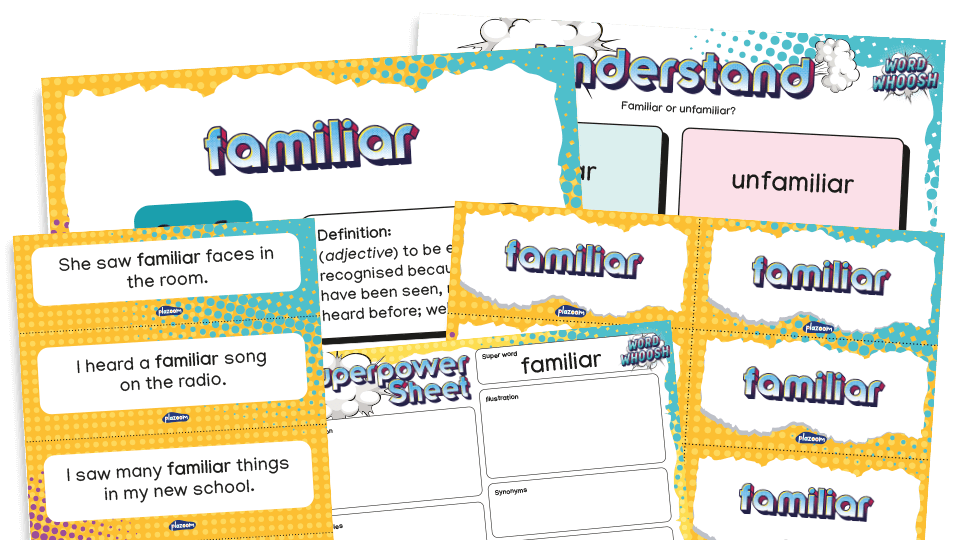 image of Word Whoosh - Tier 2 Vocabulary Pack: Year 2 - Spring 1
