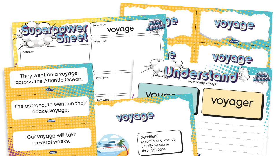 image of Word Whoosh - Tier 2 Vocabulary Pack: Year 2 - Summer 1