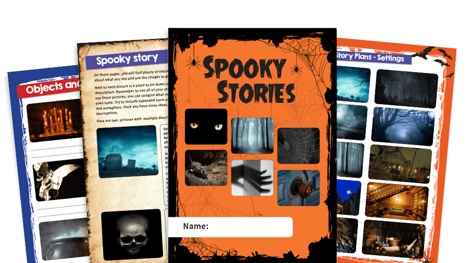 image of KS2 Story Writing Ideas Pack - Spooky Stories